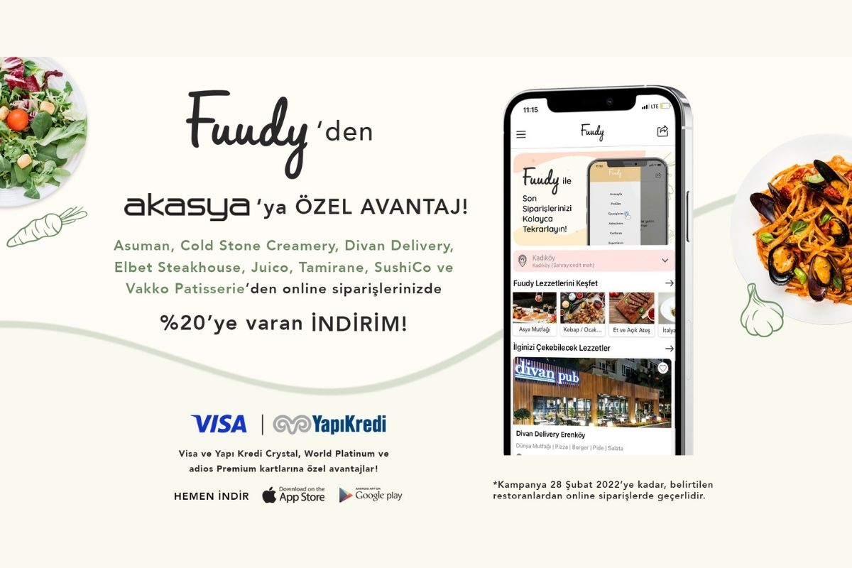 Akasya ile Fuudy’den doyurucu iş birliği 